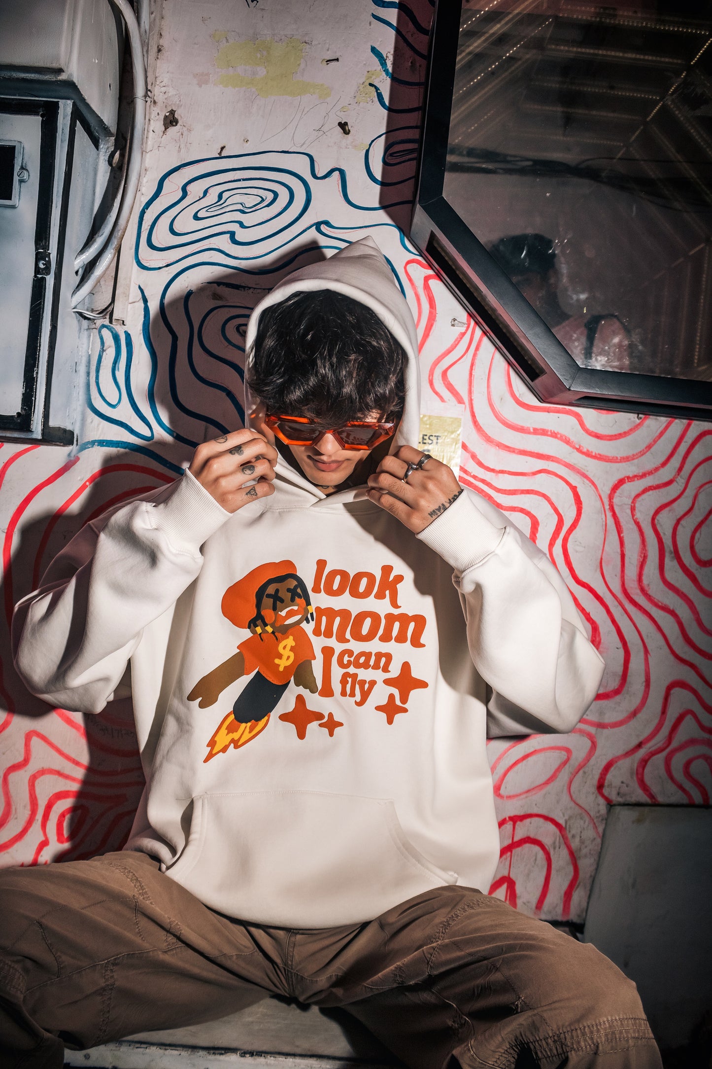 Look Mom I can Fly Hoodie