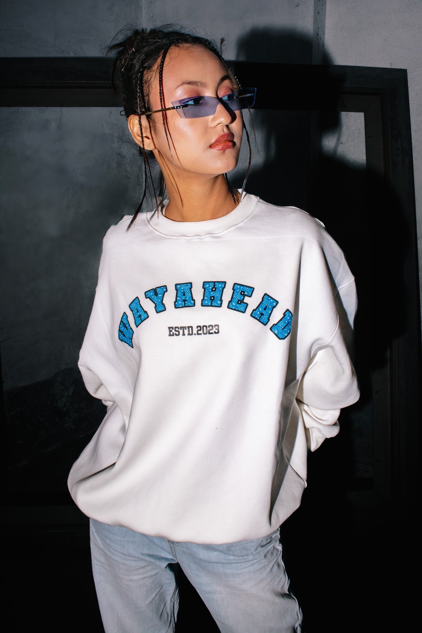 Paisley Sweatshirt (BLUE)