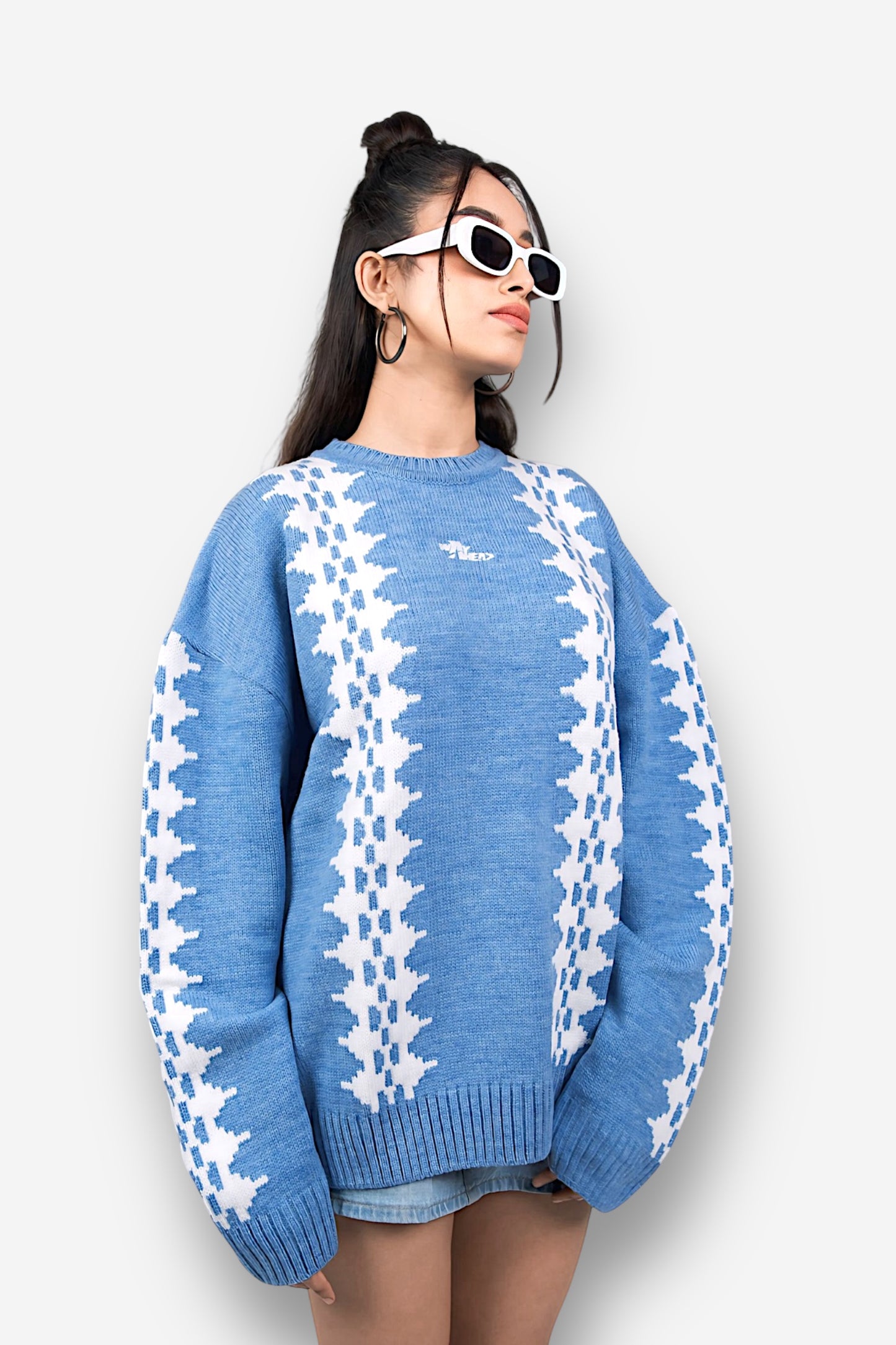 Ice Blue Sweater