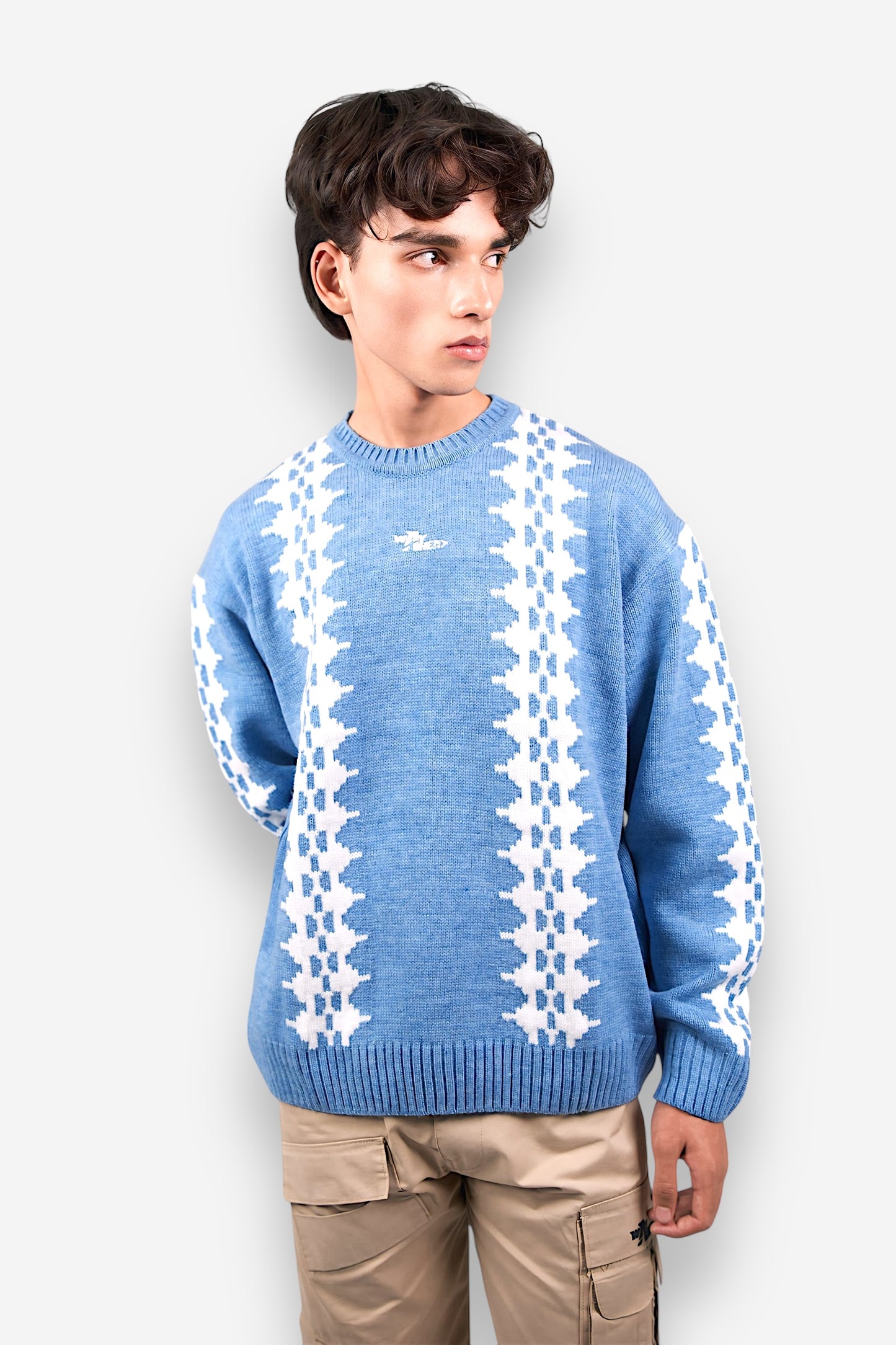 Ice Blue Sweater