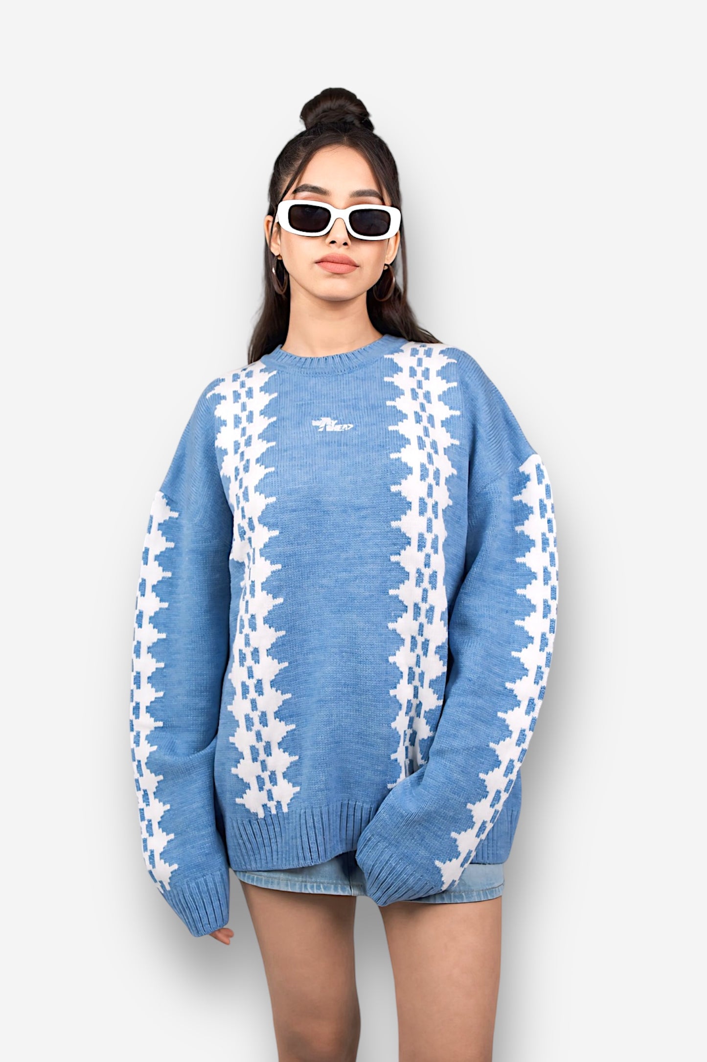 Ice Blue Sweater