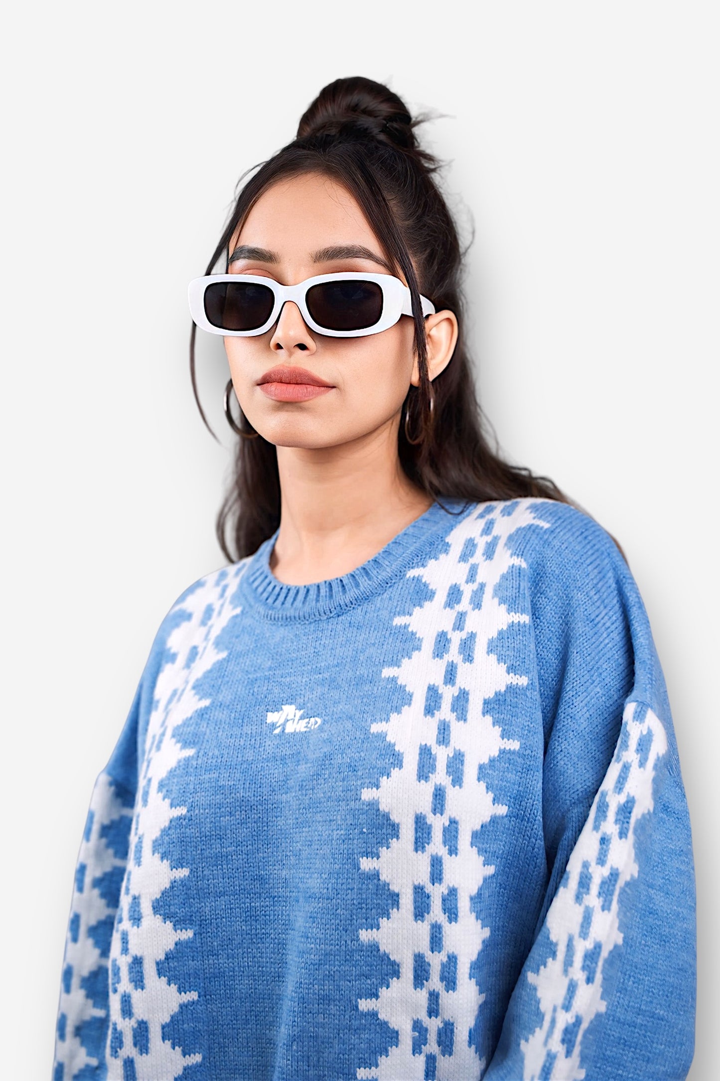 Ice Blue Sweater