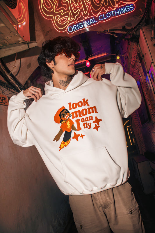 Look Mom I can Fly Hoodie