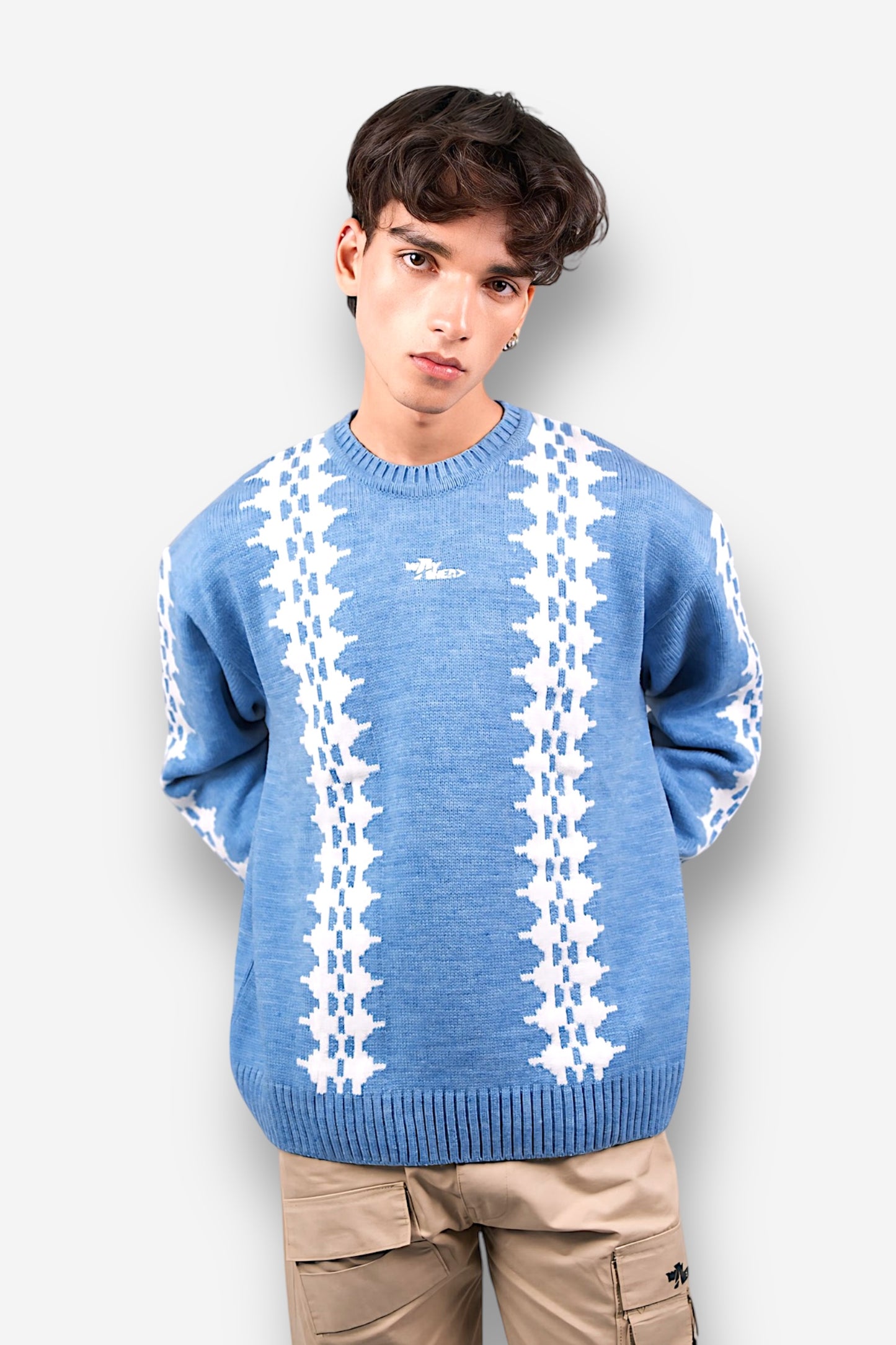 Ice Blue Sweater